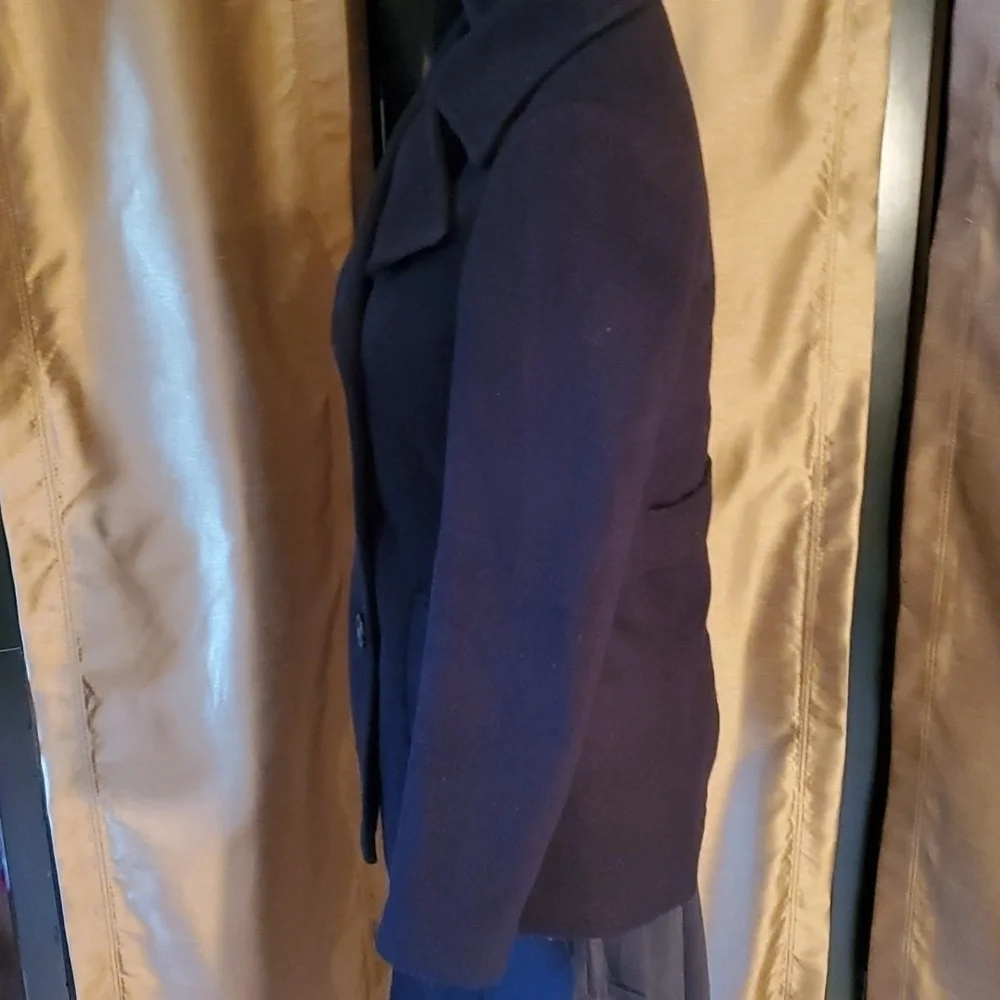 Old Navy Coat Womens XS Black Peacot